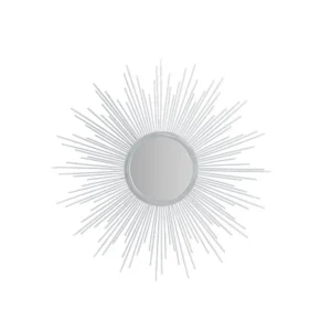 Madison Park Sunburst Wall Decor Mirror - Silver Finish